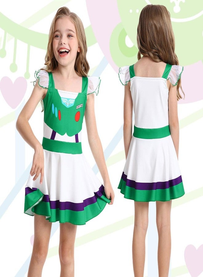 Eledobby Girls Princess Dress Toddler Halloween Costume Cospaly Dress Up Birthday Party Clothes 2-3T - Image 2